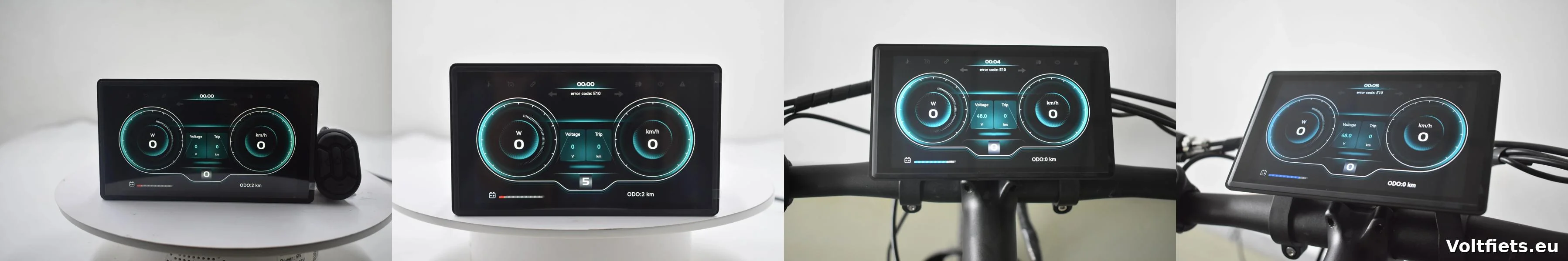 LCD Display voor Ouxi E-Bike (V8 Max / V8 / H9 / Q8 / V20) met Telefoon Scherm Spiegeling – Snelheid, Batterij, Motor Power, GPS - Image 3