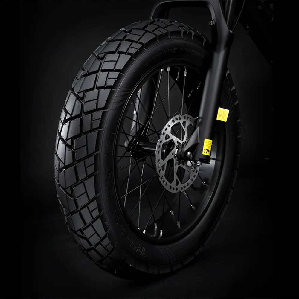 Macfox X7L Elektrische Fatbike Dark Blue – Incl. Spatborden, Slot & Telefoonhouder - Image 3