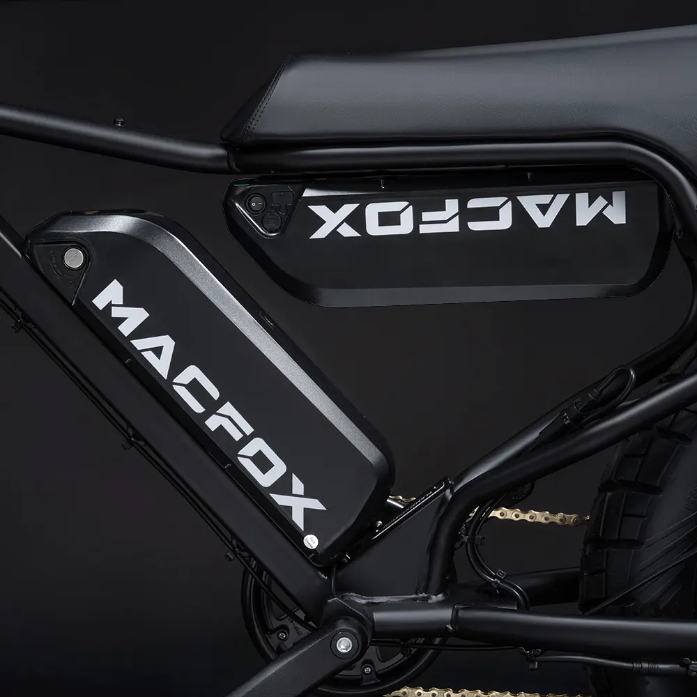 Macfox X7L Elektrische Fatbike Dark Blue – Incl. Spatborden, Slot & Telefoonhouder - Image 4